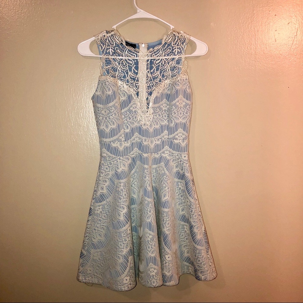 Mini dress light blue